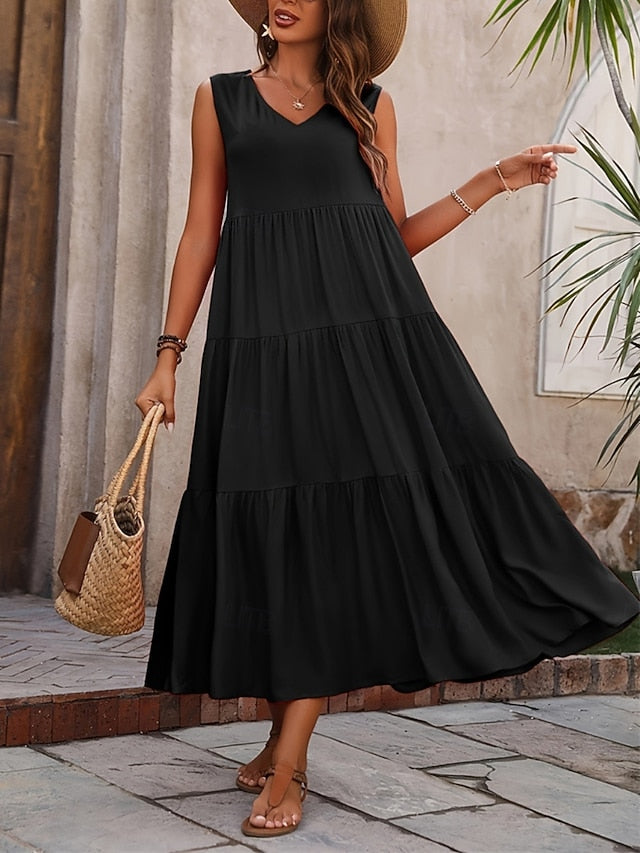 Women's Maxi Dress Casual Dress Swing Dress A Line Dress