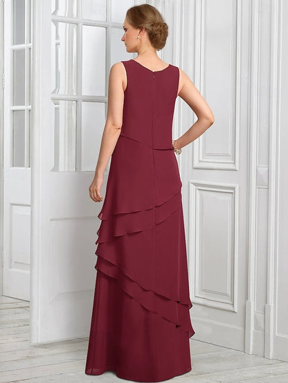 the Bride Dress Suit Piece Elegant Mother of Formal Two A-Line