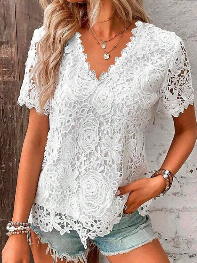 Women's T Shirt Solid Color Graphic Plain Fashion Modern