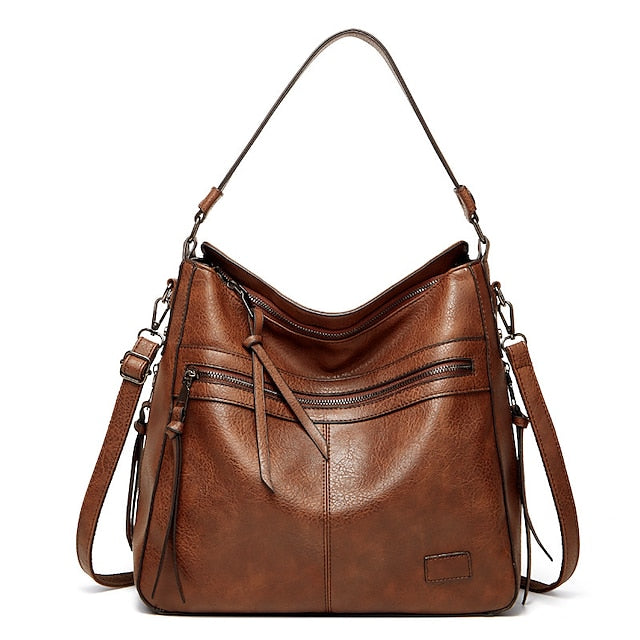 Tasche PU Crossbody Damen Leder Schulter Hobo Tote