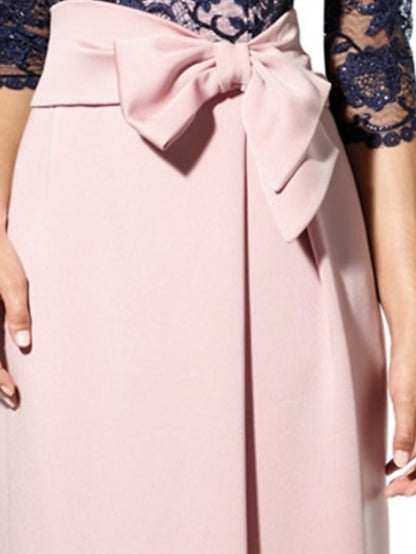 Elegant of Mother Wedding Jewel the Guest Bride Sheath Dress