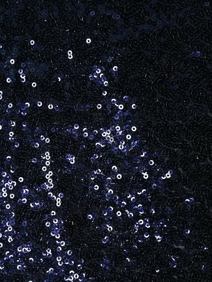 Carnival Black Blue Dress A-Line Gown Evening Sequined Elegant