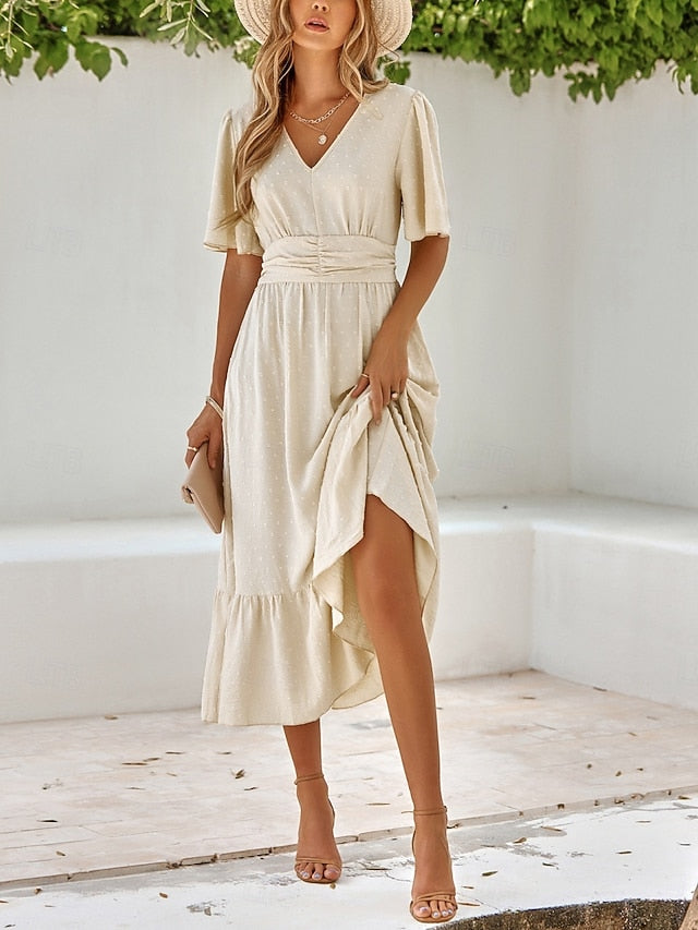 Women's Midi Dress A Line Dress Summer Dress Casual Daily