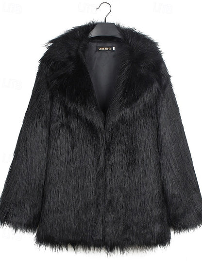 Comfortable Coat Warm Women's Furs Faux Fur