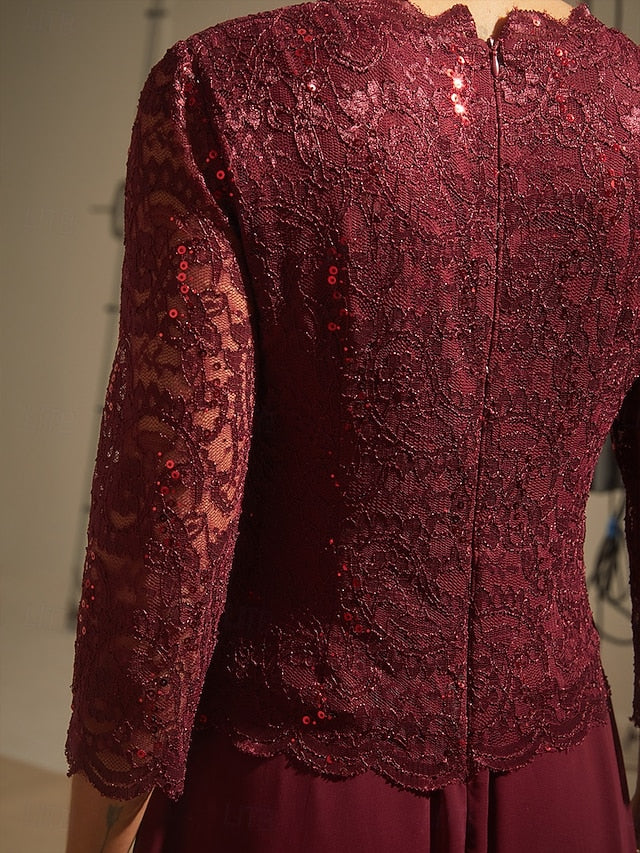 Women's Maxi Dress Chiffon Dress Elegant Wedding Guest