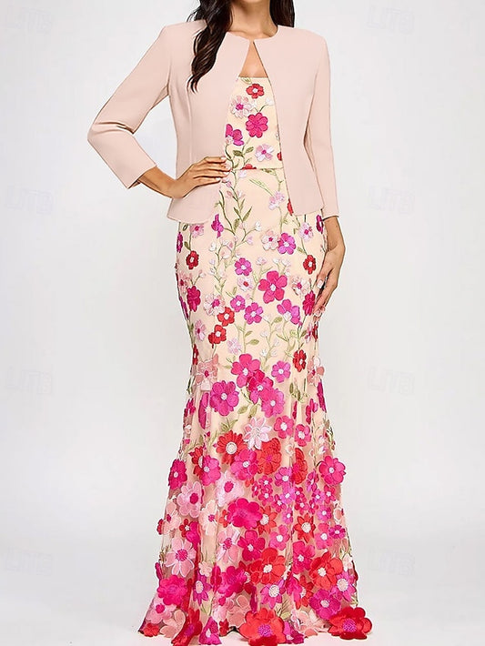 Mother Evening Dress Gown of Elegant / Trumpet Bride the Mermaid