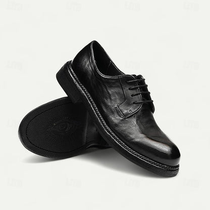 Goodyear Shoes Tan and Men's with Derby Leather Clean Welt