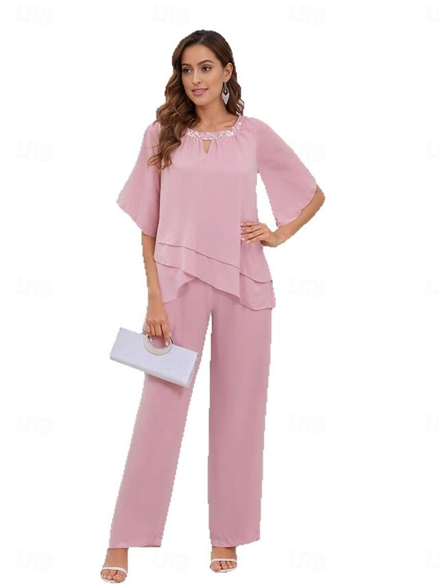 the Mother Bride of Dress Guest Pantsuit Simple Elegant Wedding