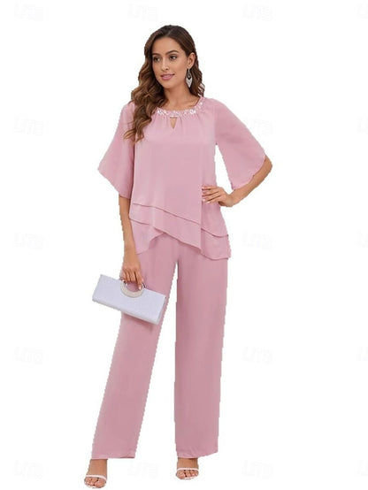 the Mother Bride of Dress Guest Pantsuit Simple Elegant Wedding