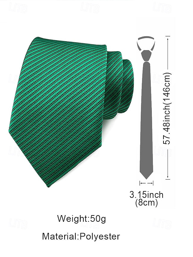 tie Men's striped satin