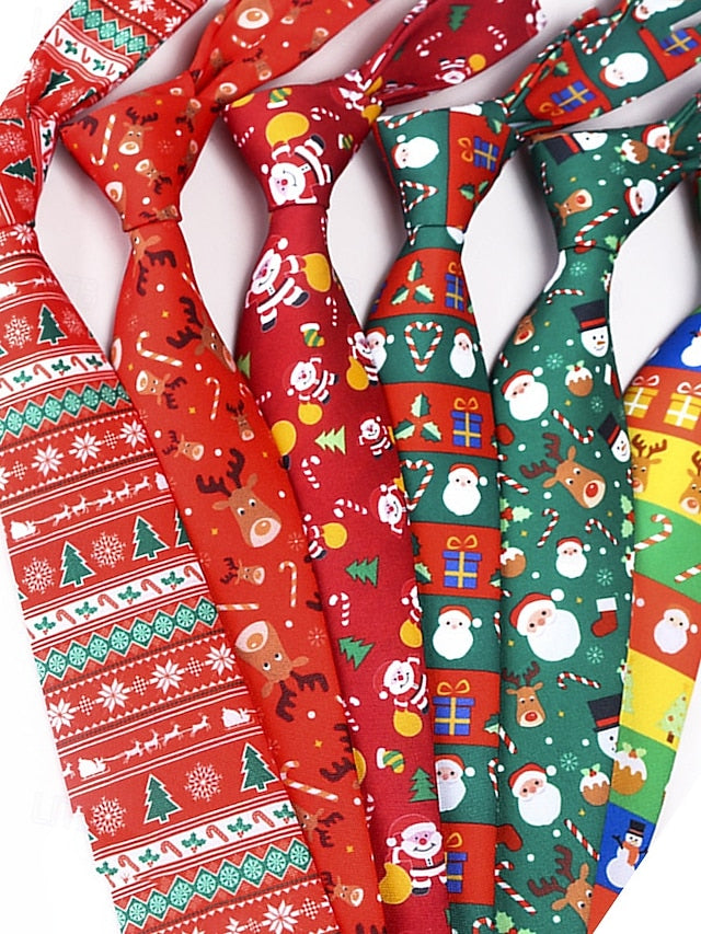 – Festive Holiday Neckwear Christmas Men's Ties and Fun