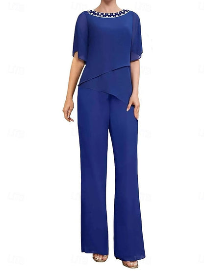 Pantsuit Elegant Wedding of the Dress Mother Guest Bride Simple