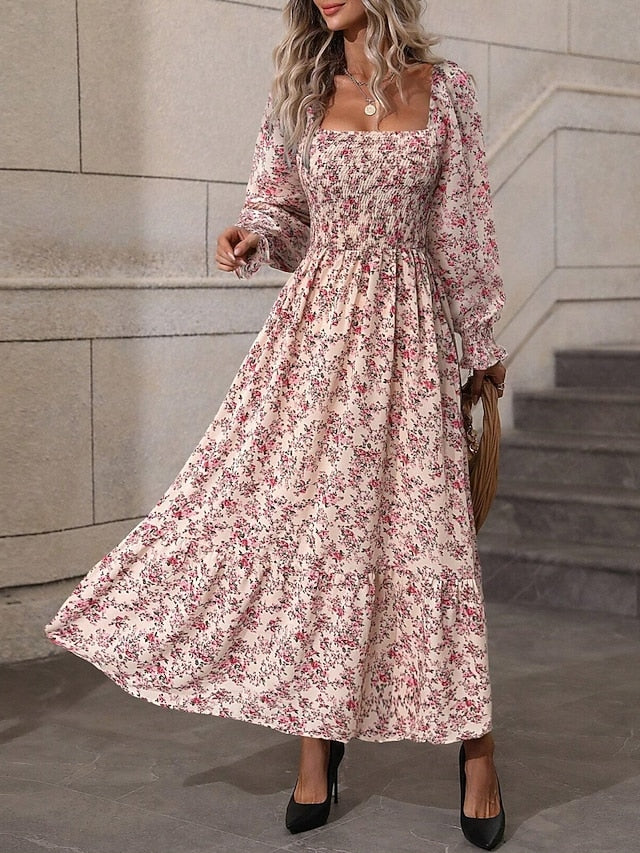 Women's Maxi Dress A Line Dress Casual Daily Regular Fit