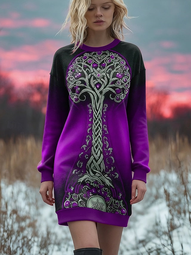 Women's Mini Dress Shift Dress Casual Weekend Regular Fit