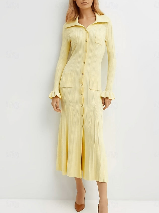 Women's Maxi Dress Sheath Dress Casual Daily Regular Fit