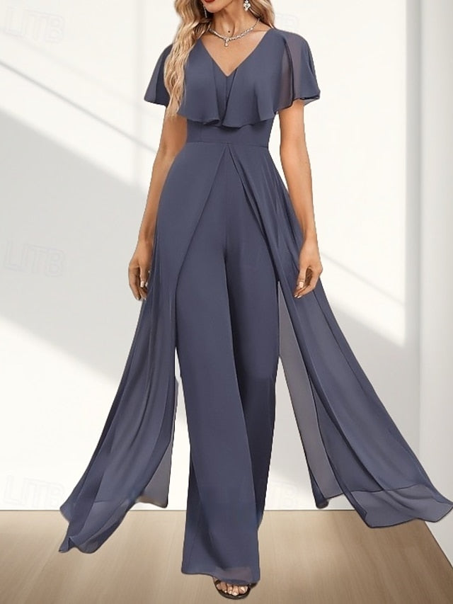 Wedding Bride of Pantsuit Dress Guest Jumpsuit / the Mother