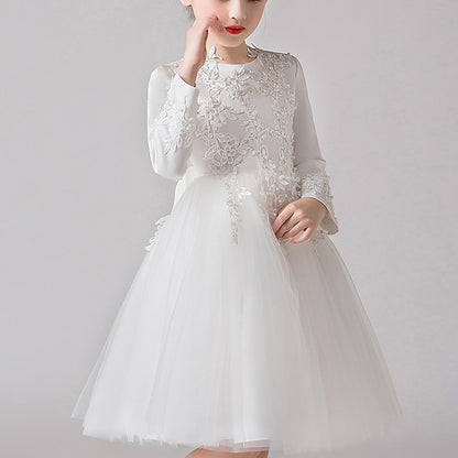Girls' Girl Flower Princess Party Dress