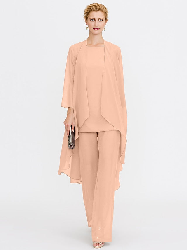Beach of 3 Wedding Piece Bride the Mother Pantsuit