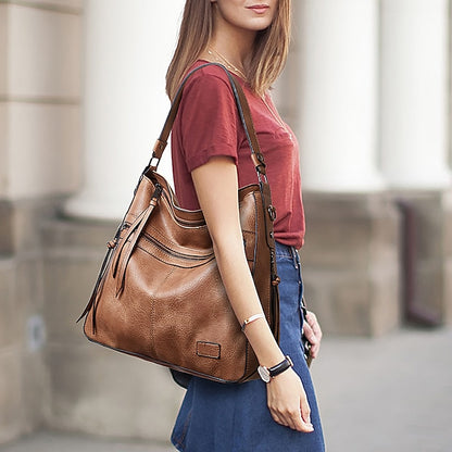 Tasche PU Crossbody Damen Leder Schulter Hobo Tote