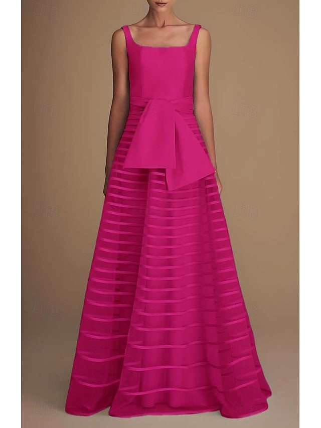 Elegant Performance Evening A-Line Formal Gown Dress Floor