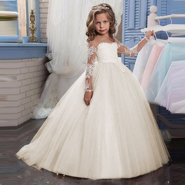 Girl First Dress Girls' Princess Communion Flower