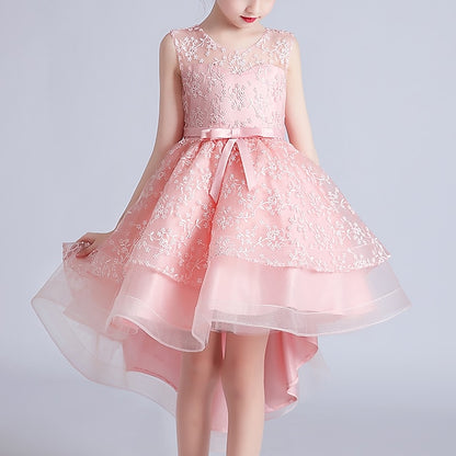 Girl Princess Girls' Party Dress Flower