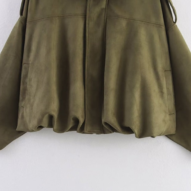 Casual Comfortable Pocket Jacket Women's Warm Zipper