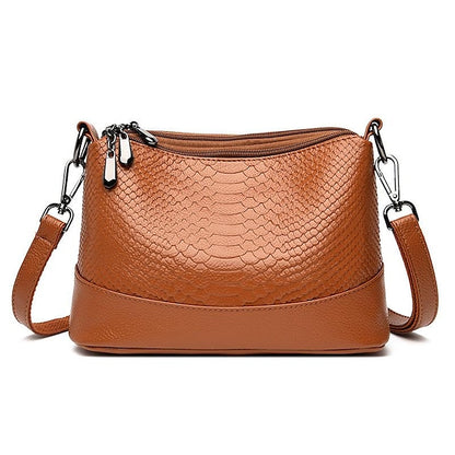 Leder Hobo Umhängetasche Schulter PU Damen