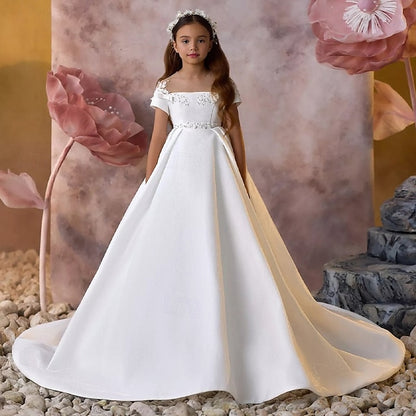 Party Dress Communion Girl First Girls' Flower