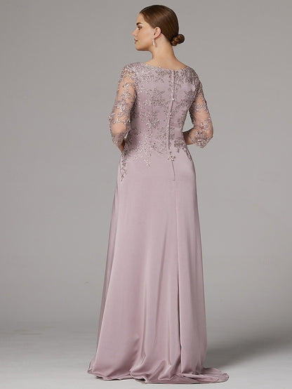 Wedding of Dress the Mother Bride Elegant Sheath Beach
