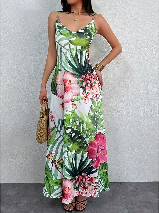 Women's Maxi Dress Sundress A Line Dress Slip Dress