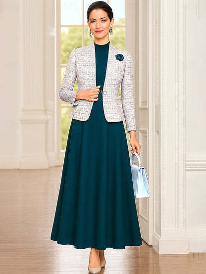 Sets Mother Dress Two Piece of Bride Formal Elegant the