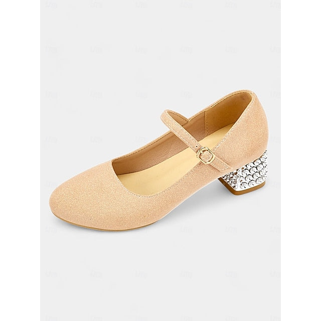 Jane Shoes Girls' Mary Women's Dance with Glitter and