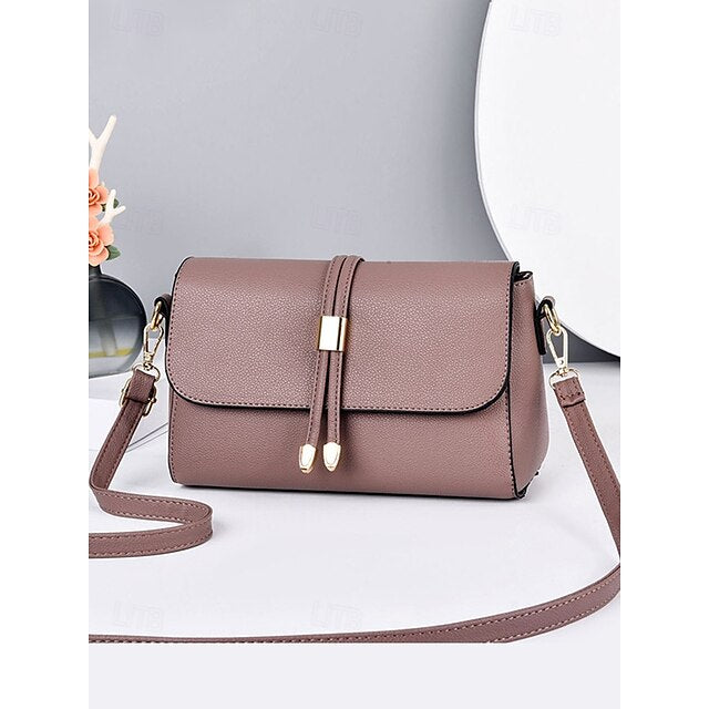Burgunder Taschen in Crossbody Leder Schwarz Damen Faux und