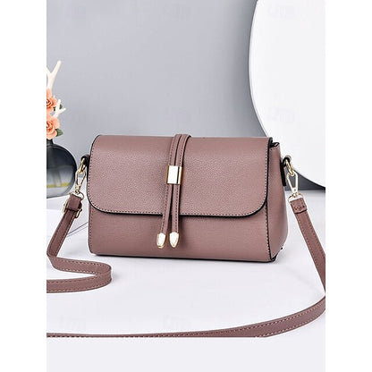 Burgunder Taschen in Crossbody Leder Schwarz Damen Faux und
