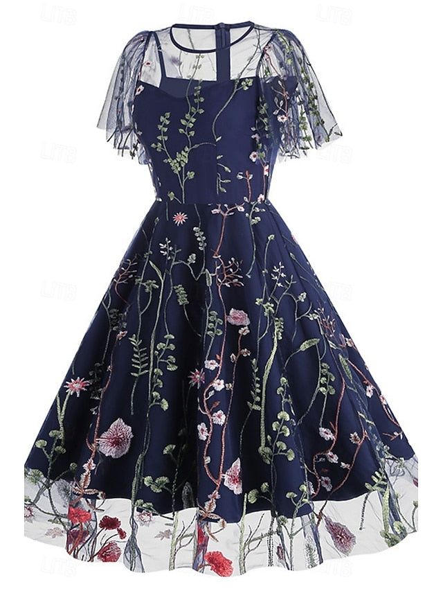 Women's Mini Dress A Line Dress Tulle Dress Elegant Party