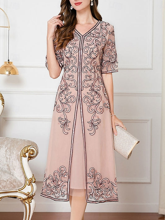 Wedding the Chinese Bride Mother Dress of Elegant Guest