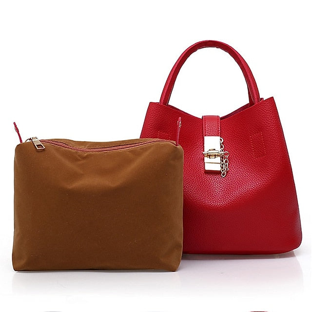 Chaîne pour femme en or rouge avec cadenas en cuir et similicuir