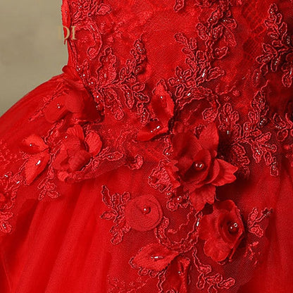 Girl Girls' Princess Party Flower Dress