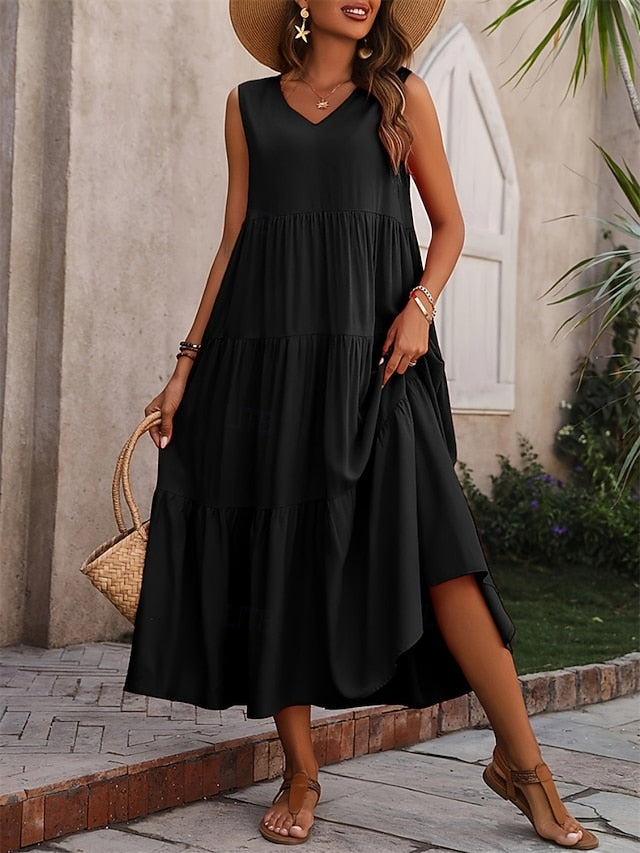 Women's Maxi Dress Casual Dress Swing Dress A Line Dress