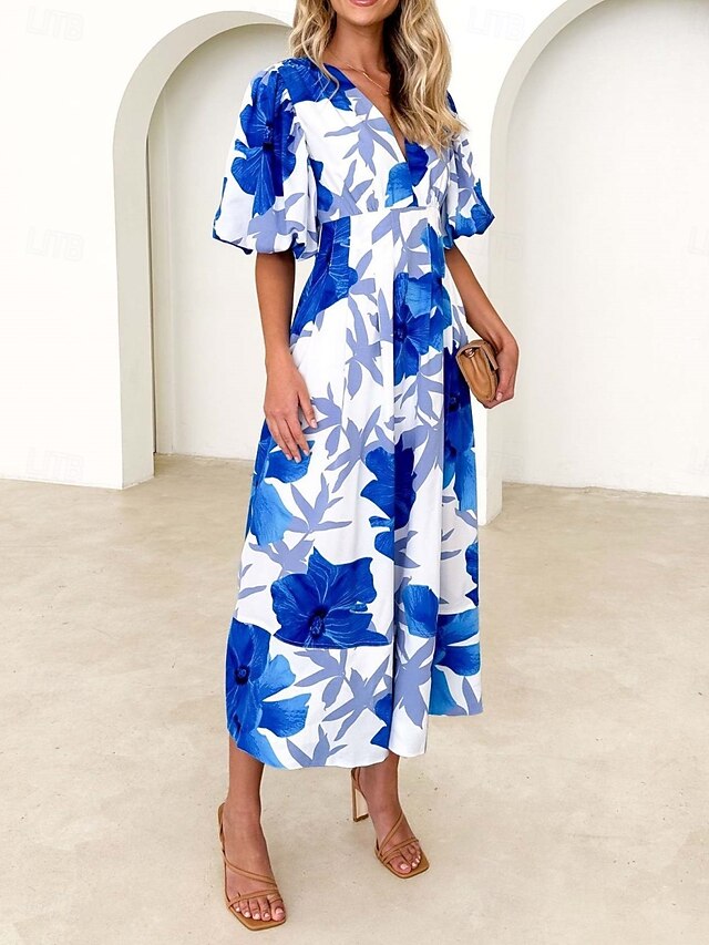 Women's Maxi Dress A Line Dress Casual Outdoor Going out