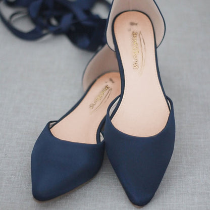 Tie – Flats Satin Comfortable Women's Ballet Ribbon