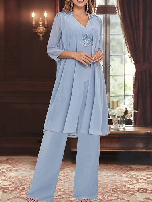 Mother Wedding Elegant Simple 3 of Piece V the Guest Bride Dress