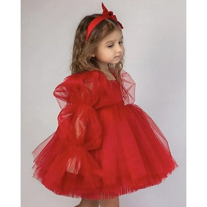 Dress Girls' Kid's Flower Princess Girl