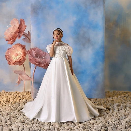 Communion First Party Flower Dress Girls' Girl