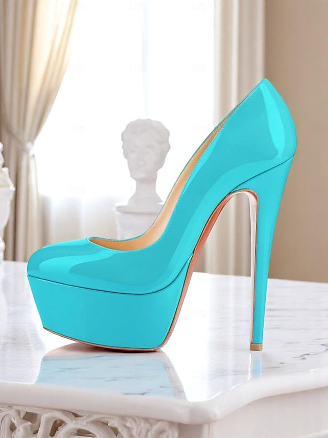 Women's Pointed-Toe Heels and Patent Black Platform with