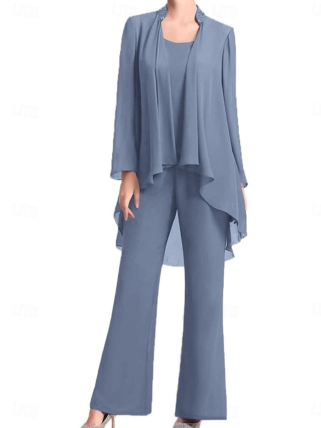 Elegant Bride Pantsuit Dress the of Wedding Simple Guest Mother