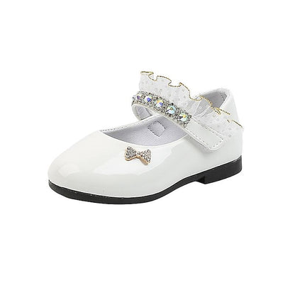 Mary Water Girls' Daily Jane PU Dress Lolita Flats Shoes