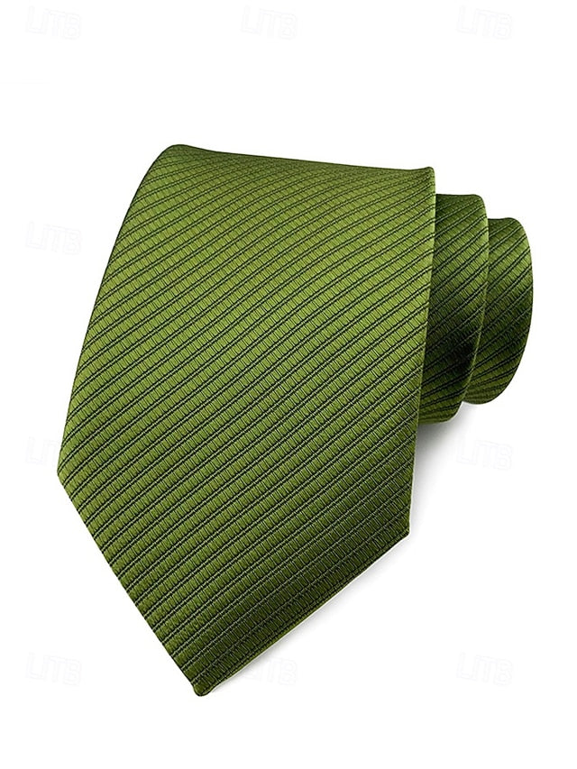 tie Men's striped satin