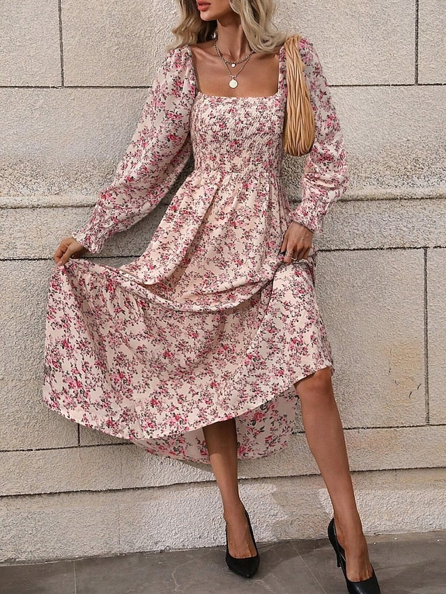 Women's Maxi Dress A Line Dress Casual Daily Regular Fit